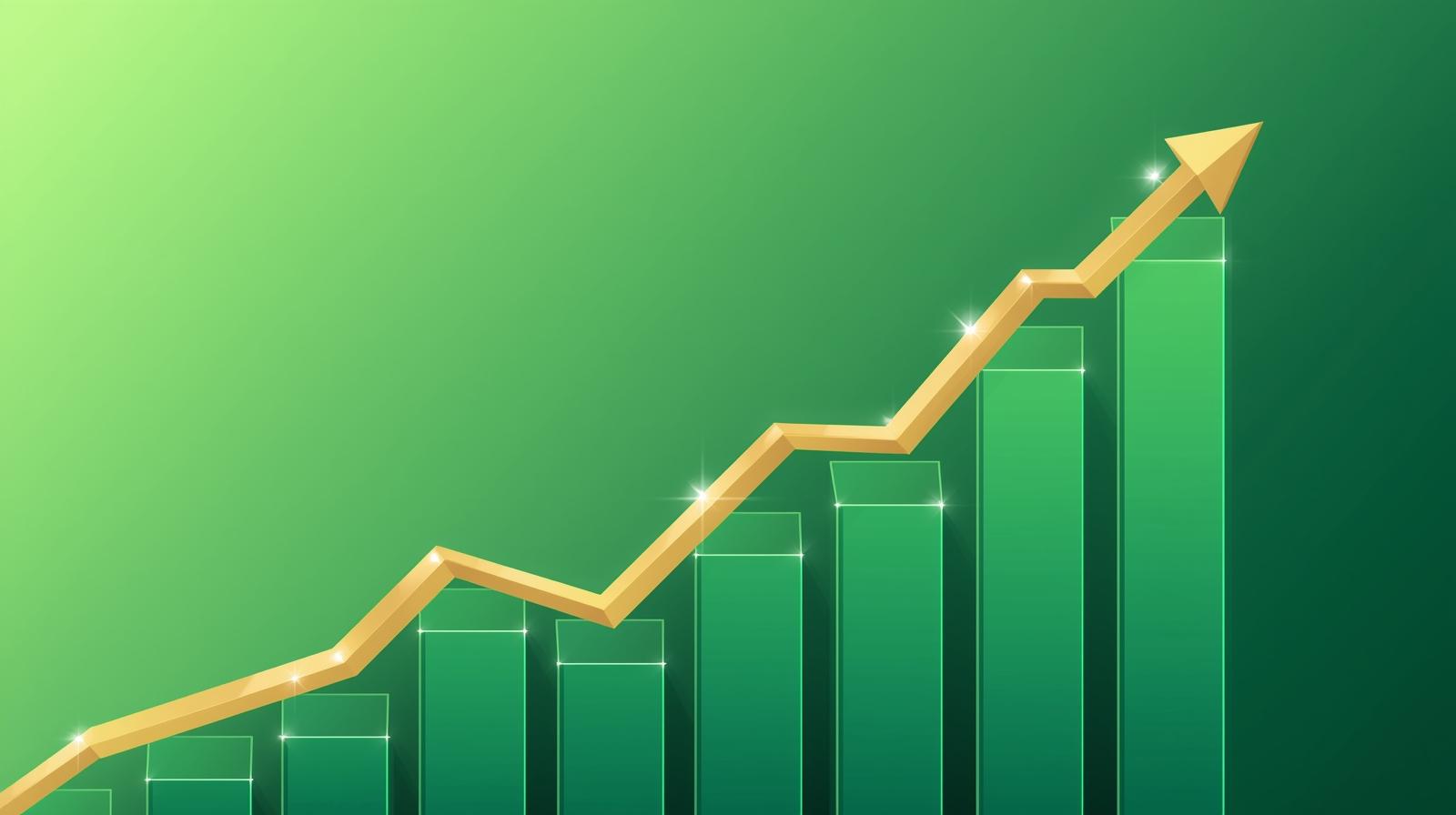 IT企業の株価上昇チャート